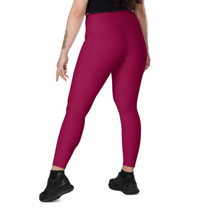 Burgundy Damen V-Bund Leggings mit Taschen V-Bund Leggings 59.99 1 Tasche auf jeder Seite, atmungsaktives Material, Burgundy, Damen, Design, einfarbig, Elastan, Fashion, Hoch tailliert, hoher Tragekomfort, Komfort, Mode, OEKOTEX100, Outfit, Polyester, schmeichelhafter Schnitt, Style, UPF50, V-Bund Leggings JLR Design