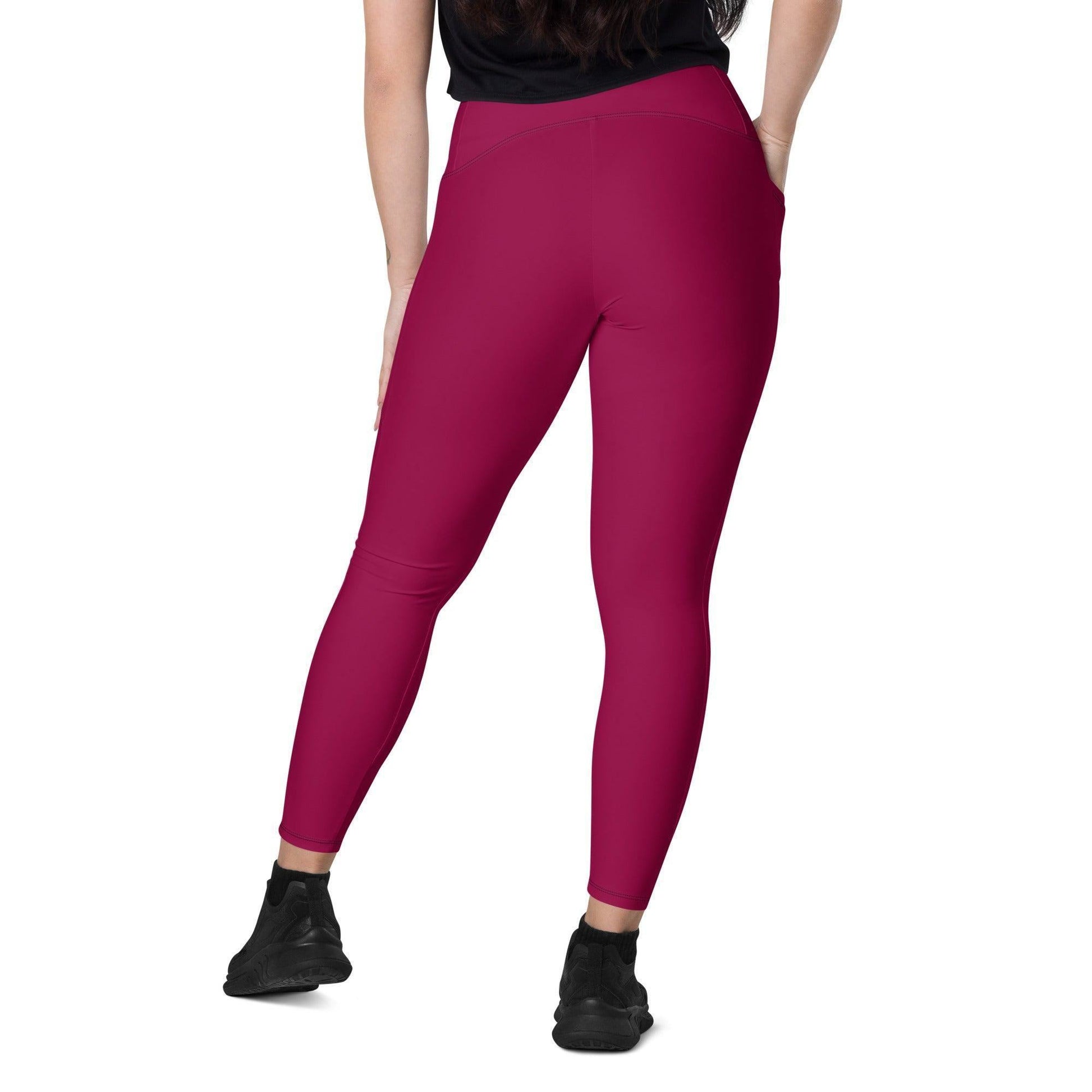 Burgundy Damen V-Bund Leggings mit Taschen V-Bund Leggings 59.99 1 Tasche auf jeder Seite, atmungsaktives Material, Burgundy, Damen, Design, einfarbig, Elastan, Fashion, Hoch tailliert, hoher Tragekomfort, Komfort, Mode, OEKOTEX100, Outfit, Polyester, schmeichelhafter Schnitt, Style, UPF50, V-Bund Leggings JLR Design