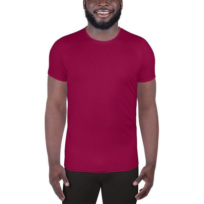 Burgundy Sport T-Shirt für Herren -- Burgundy Sport T-Shirt für Herren - XS Sport T-Shirt | JLR Design