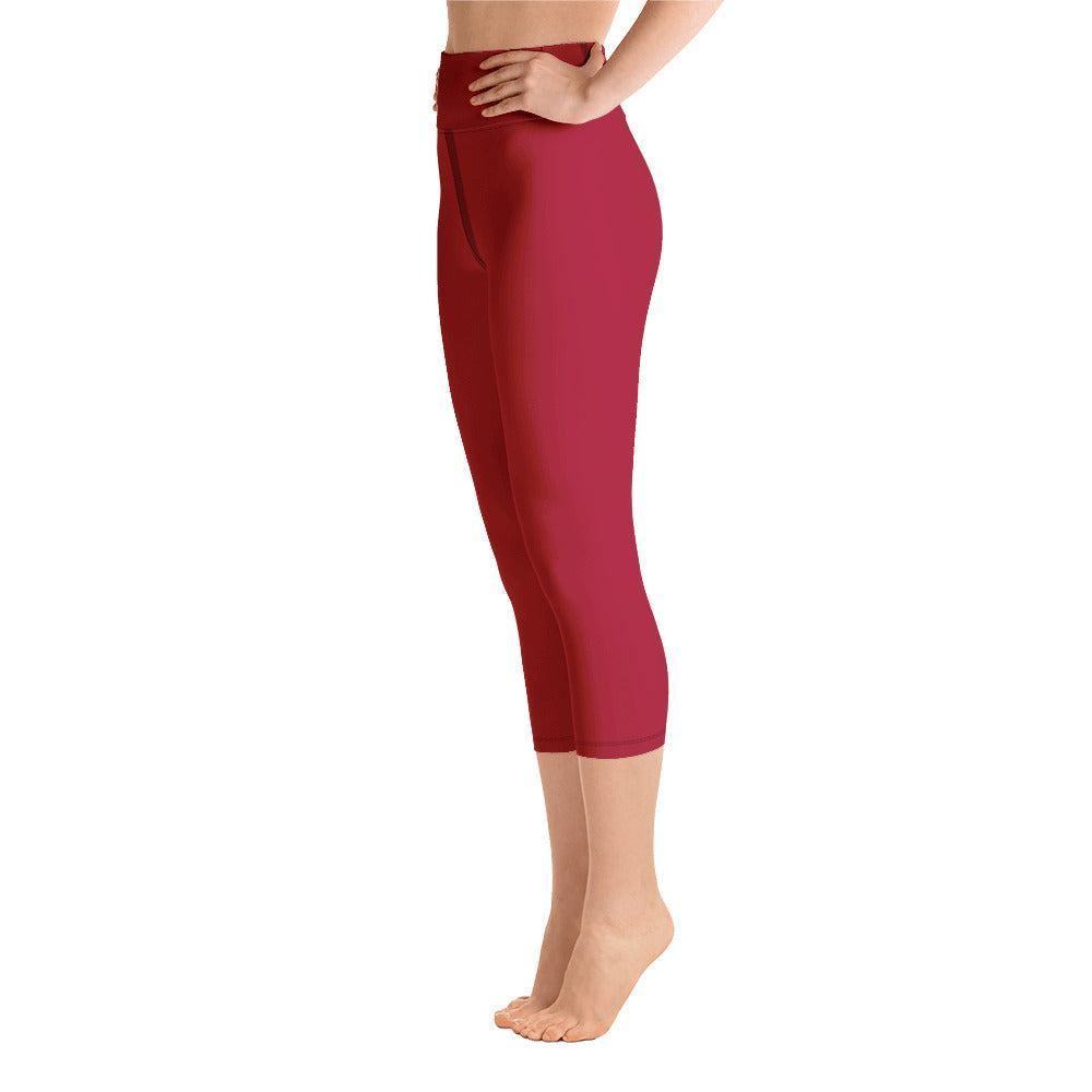 Carmine Damen Yoga Capri Leggings -- Carmine Damen Yoga Capri Leggings - undefined Yoga Capri Leggings | JLR Design