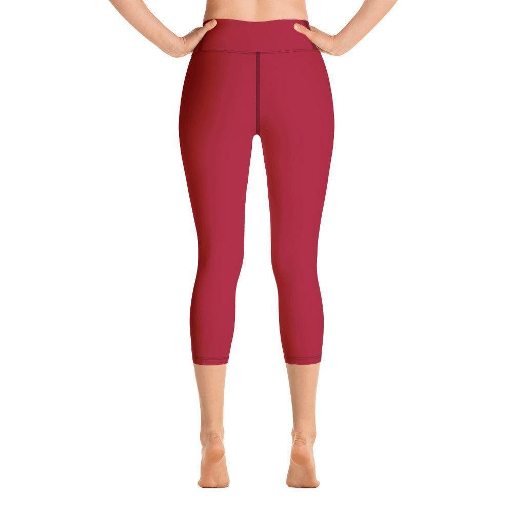 Carmine Damen Yoga Capri Leggings -- Carmine Damen Yoga Capri Leggings - undefined Yoga Capri Leggings | JLR Design