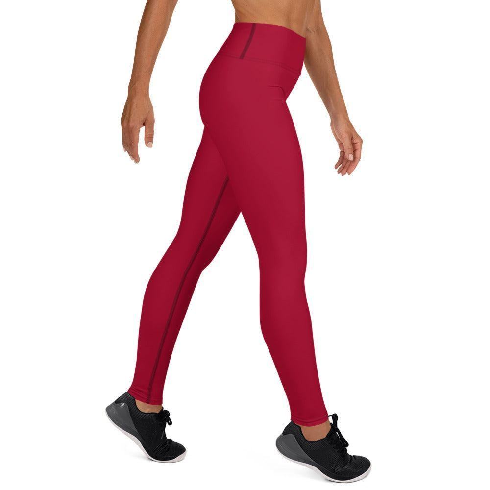 Carmine Damen Yoga Leggings Yoga Leggings 54.99 atmungsaktiv, Damen, einfarbig, Elastan, Fitness, Flexibilität, fließend, gleiten, Gummizug, High, Hüftbewegungen, kompression, Leggings, Mikrofasergarn, Polyester, Posen, Schutzfaktor, Sport, Stretch, Studio, stylisch, UV, Vier-Wege-Stretch, Waist, Yoga JLR Design