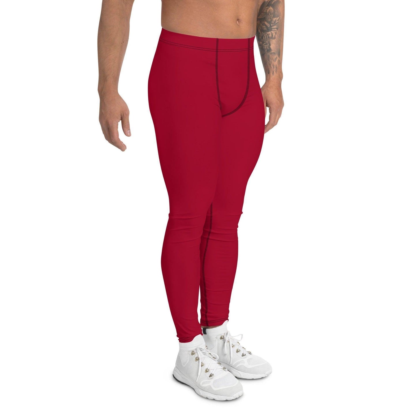 Carmine Herren Leggings Leggings 54.99 aktiv, anliegend, atmungsaktiv, bequem, Bewegungsfreiheit, Bund, Carmine, dehnbahr, Design, einfarbig, Elastan, Fashion, Fitness, funktional, Herrenleggings, Laufen, Leggings, Mann, modebewusst, Passform, Polyester, red, rot, Sport, Sportbekleidung, Style, Tragegefühl, Training, USF50+, Yoga JLR Design