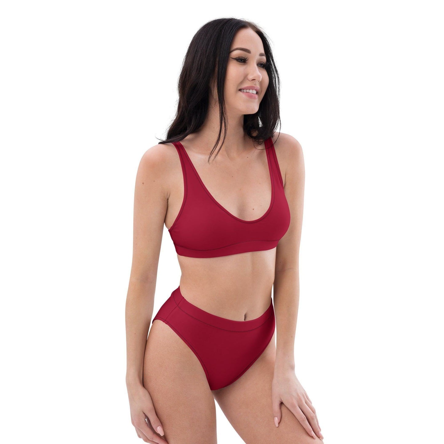 Carmine High Waist Bikini -- Carmine High Waist Bikini - undefined Bikini | JLR Design