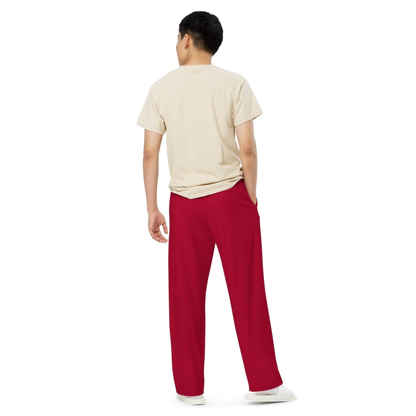 Carmine Hose mit weitem Bein Hose mit weitem Bein 53.99 atmungsaktiv, Bein, beont, Bewegungsfreiheit, carmine, einfarbig, Elastan, Figur, Hose, Komfort, Kordelzug, leicht, Look, Loungewear, luftige, lässig, OEKOTEX100, optisch, Passform, Polyester, Pyjama, red, rot, Seitentaschen, Sommer, Stoff, stretch, Taille, weitem JLR Design