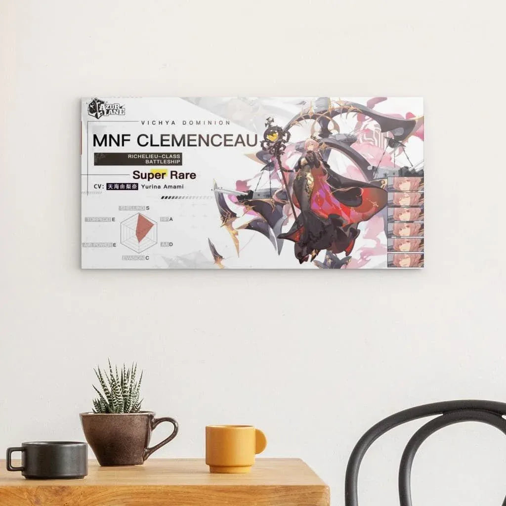 azur-lane-poster-charakter-mnf-clemenceau-poster-jlr-design-80305 - JLR Design