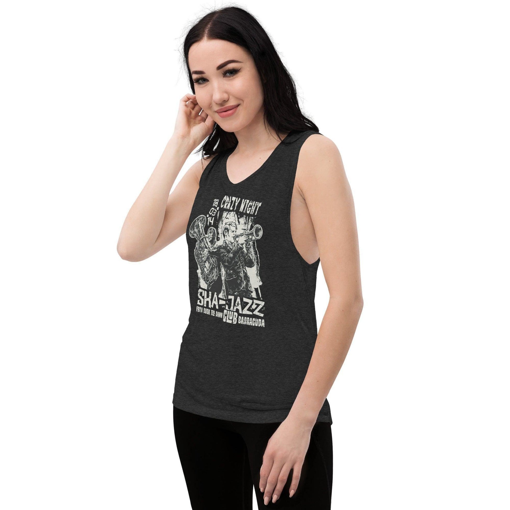 Club Barracuda Damen Tank Top Tank Top 44.99 aktiv, angenehmes, atmungsaktiv, Ausschnitt, Barracuda, betont, Bewegungsfreiheit, breite, Club, Damen, enganliegend, Farben, Figur, Fitness, Frauen, Gym, Look, Muscle, Must-have, Outfit, Polyester, Sommer, Tank, Top, Tragegefühl, Training, Träger, verschiedene, Viskose JLR Design