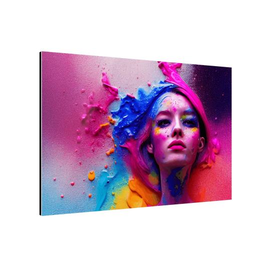 colorful-woman-metall-poster-60x40cm-metallposter-jlr-design-84450 - JLR Design