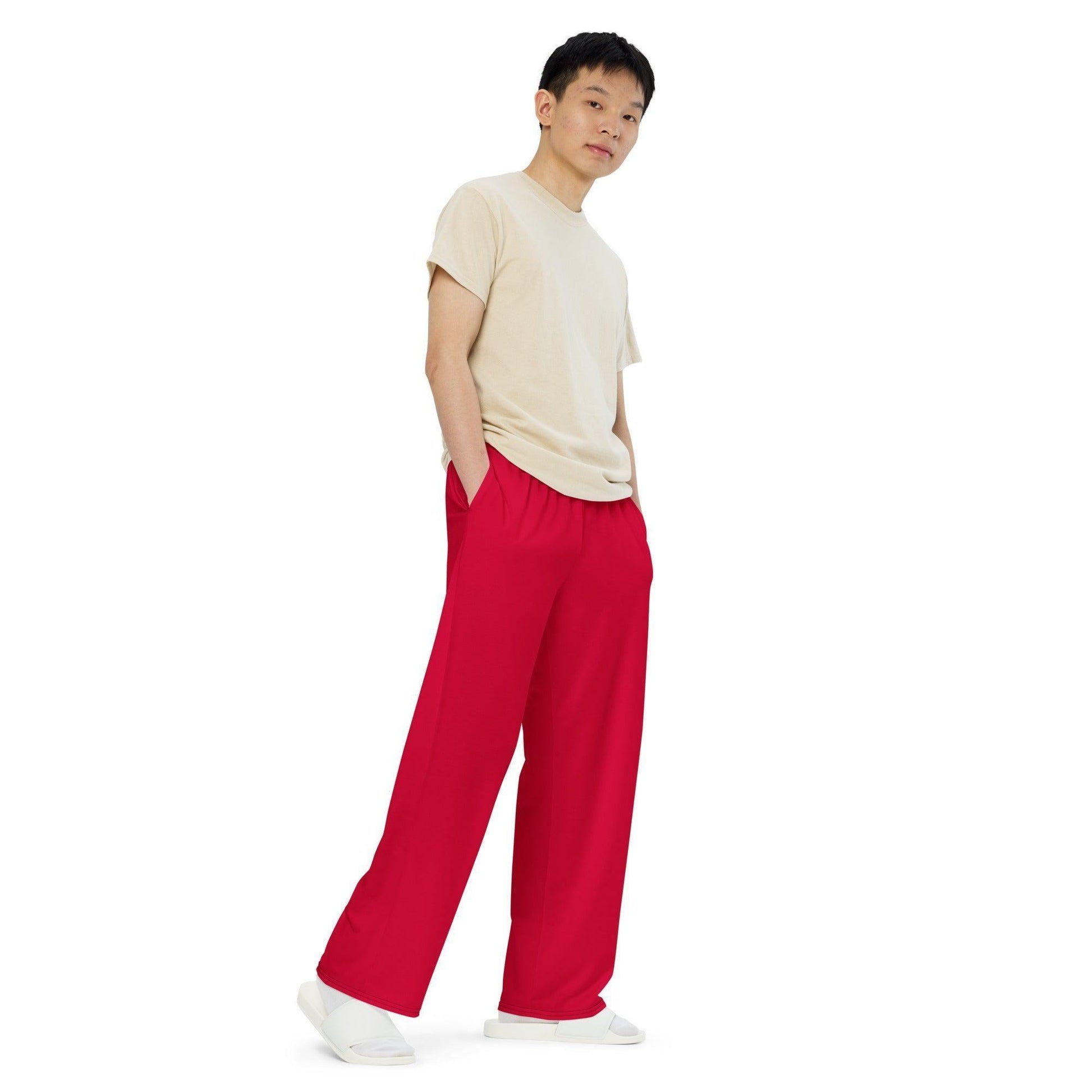 Crimson Hose mit weitem Bein Hose mit weitem Bein 53.99 atmungsaktiv, Bein, beont, Bewegungsfreiheit, blutrot, Crimson, einfarbig, Elastan, Figur, Hose, Komfort, Kordelzug, leicht, Look, Loungewear, luftige, lässig, OEKOTEX100, optisch, Passform, Polyester, Pyjama, Seitentaschen, Sommer, Stoff, stretch, Taille, weitem JLR Design