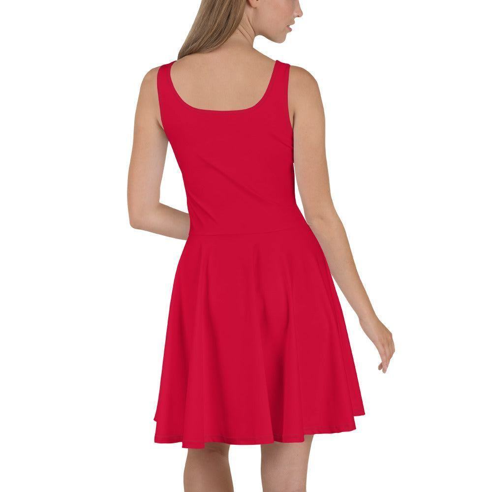 Crimson Skater Kleid Skater Kleid 56.99 ausgestellt, ausgestellter, blutrot, Crimson, Dame, Damen, einfarbig, Elastan, Frau, Frauen, Freizeit, Glatter, Kleid, Mitte, mittellanger, Muster, Nähte, Overlock, Pattern, Polyester, Rock, Saum, schmeichelhaft, Skater, Sport, Stoff, trendy, Weiblich, wühlfühlend, Überdeck JLR Design