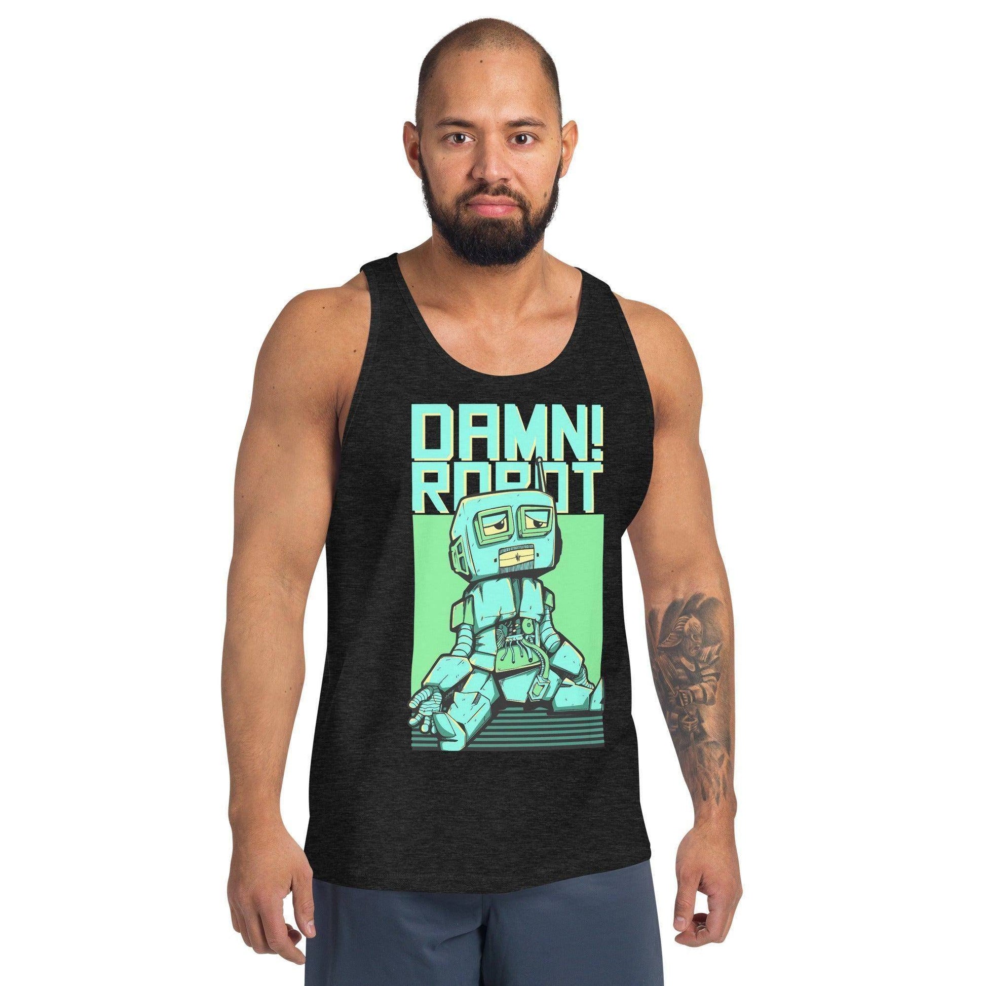 damn-robot-herren-tank-top-tank-top-jlr-design-34813 - JLR Design