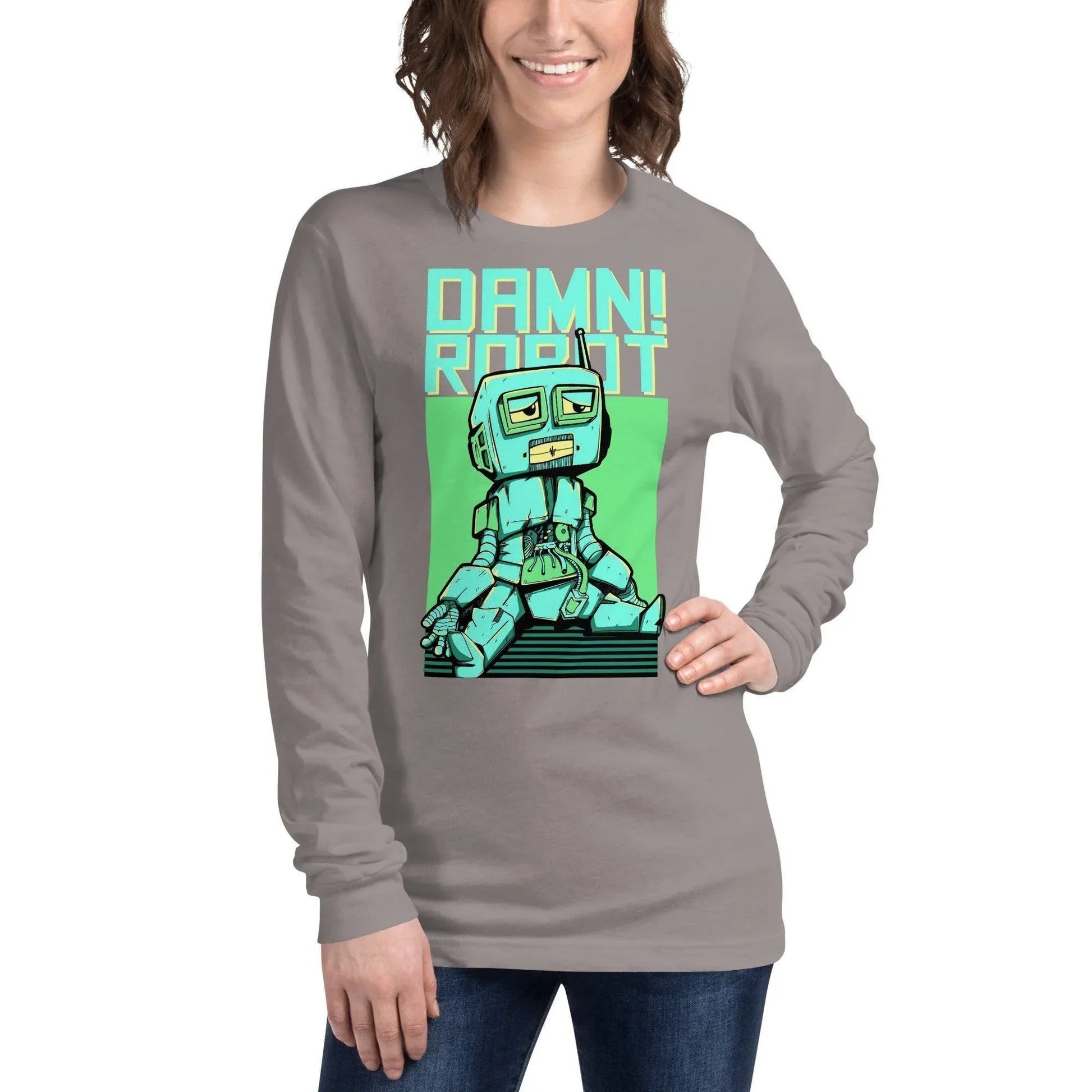 damn-robot-langarmshirt-langarmshirt-jlr-design-65656 - JLR Design