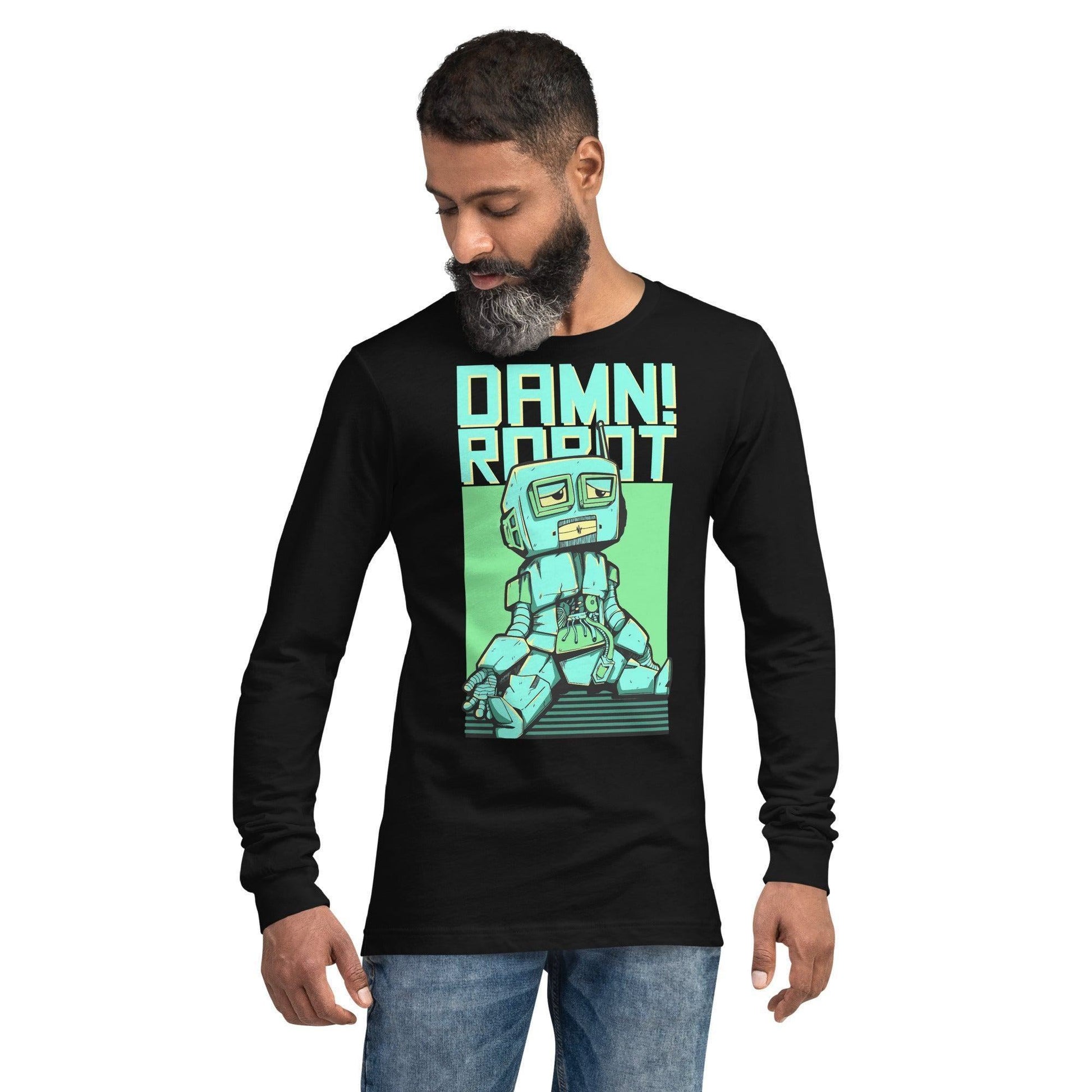 Damn Robot Langarmshirt Langarmshirt JLR Design
