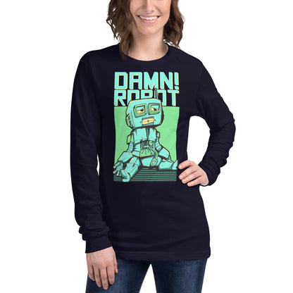 Damn Robot Langarmshirt Langarmshirt JLR Design