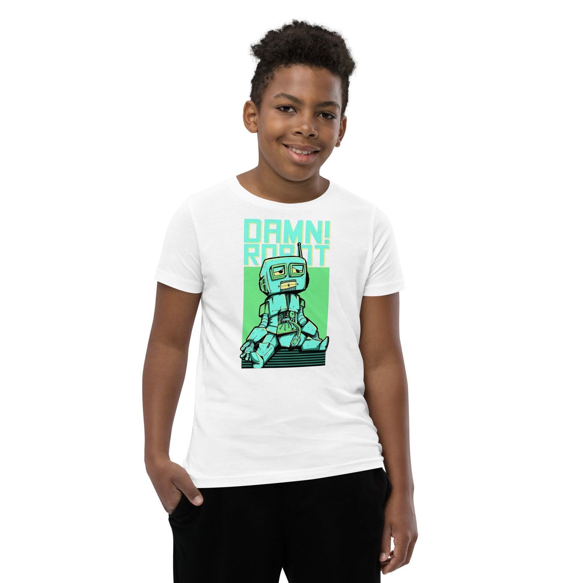 Damn Robot T-Shirt für Jugendliche T-Shirt JLR Design
