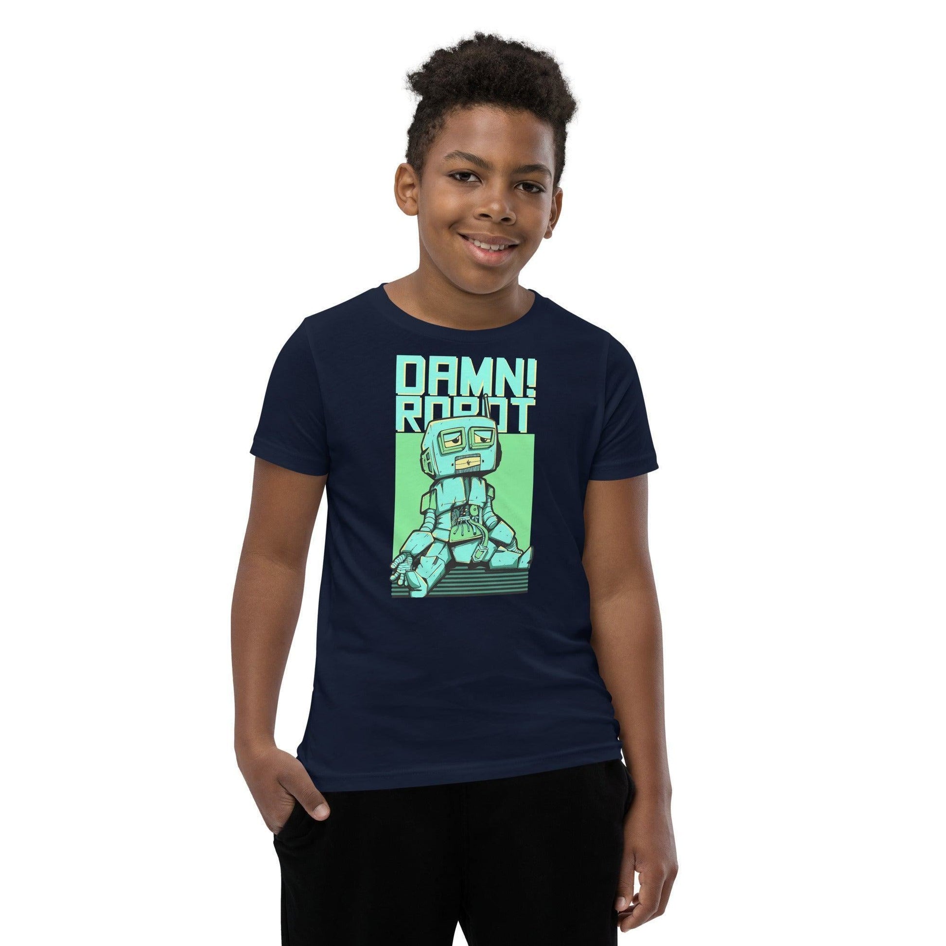 Damn Robot T-Shirt für Jugendliche T-Shirt JLR Design