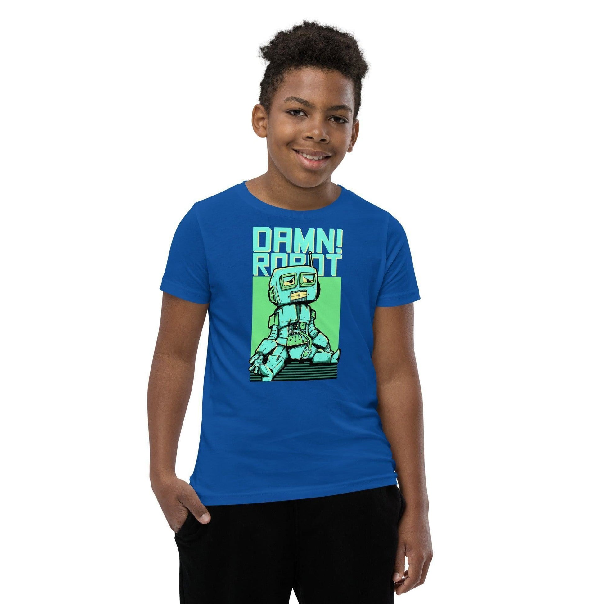 Damn Robot T-Shirt für Jugendliche T-Shirt JLR Design