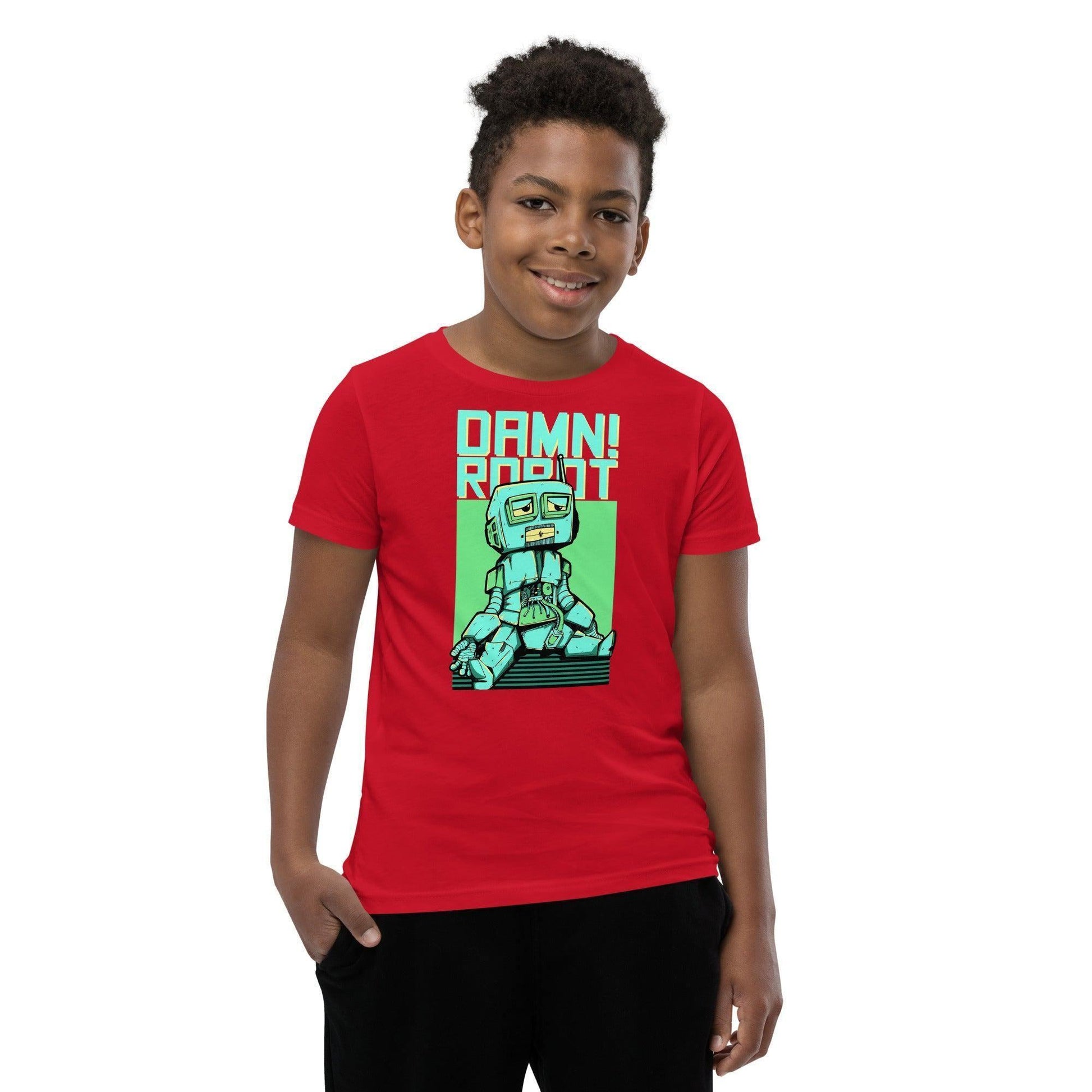 Damn Robot T-Shirt für Jugendliche T-Shirt JLR Design