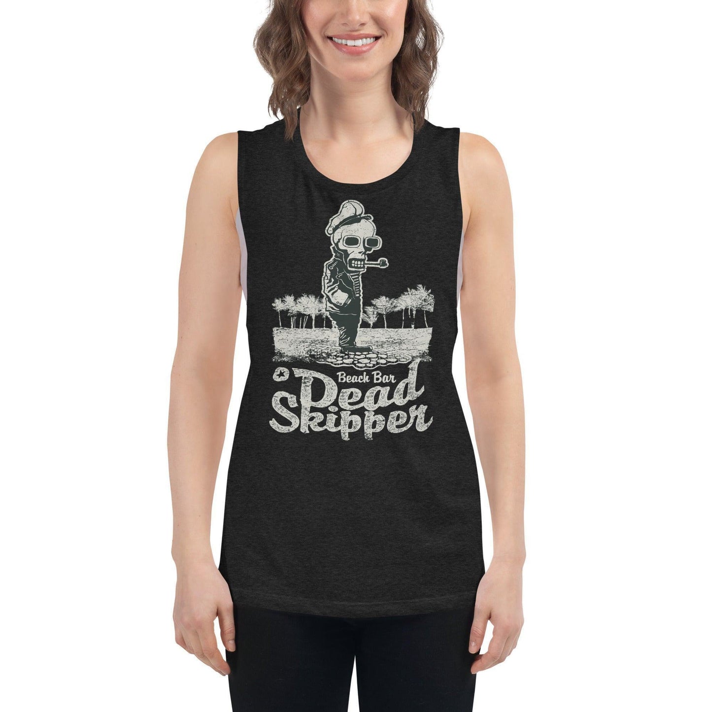 Dead Skipper Damen Tank Top Tank Top 44.99 aktiv, angenehmes, atmungsaktiv, Ausschnitt, betont, Bewegungsfreiheit, breite, Damen, Dead, enganliegend, Farben, Figur, Fitness, Frauen, Gym, Look, Muscle, Must-have, Outfit, Polyester, Skipper, Sommer, Tank, Top, Tragegefühl, Training, Träger, verschiedene, Viskose JLR Design