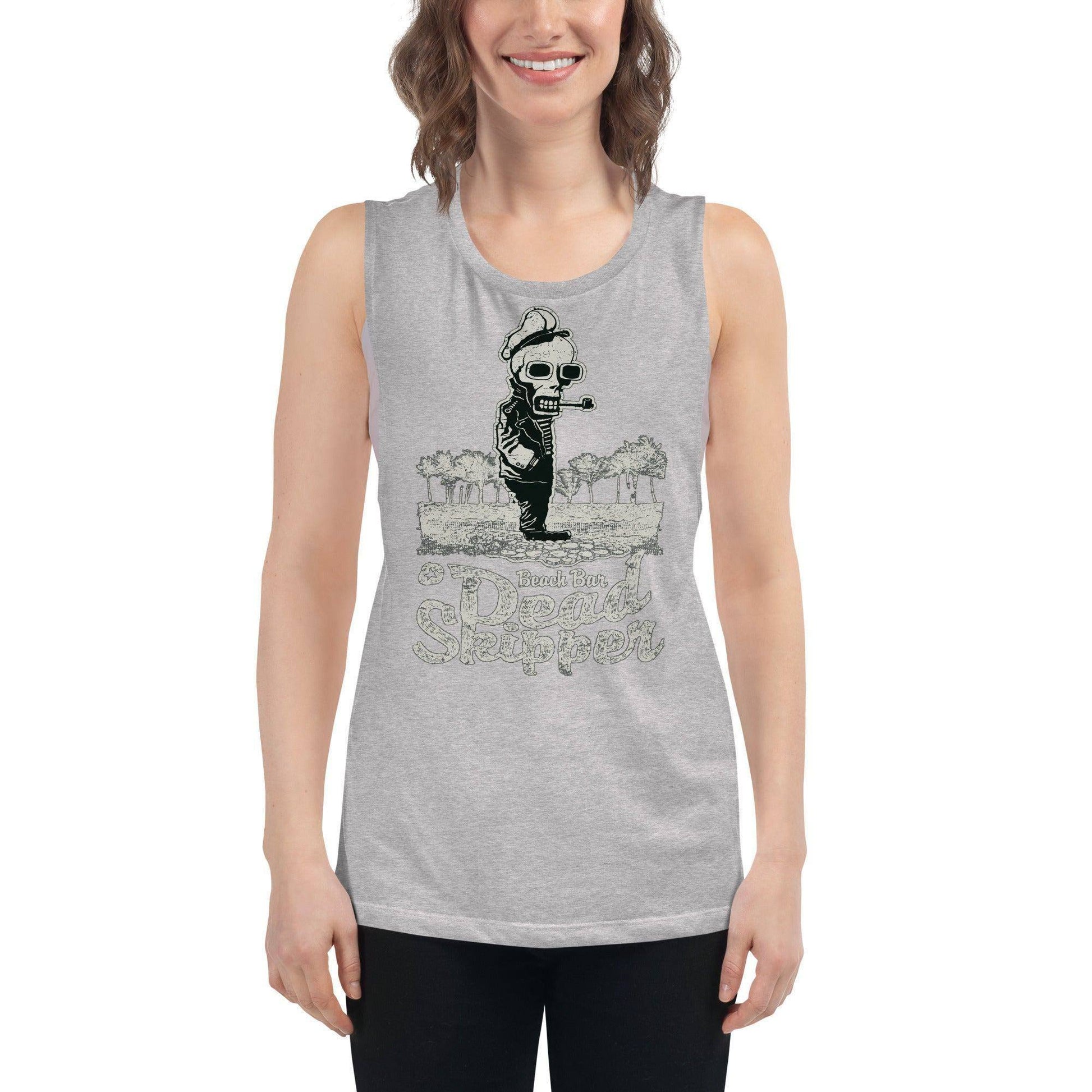 dead-skipper-damen-tank-top-tank-top-jlr-design-28781 - JLR Design