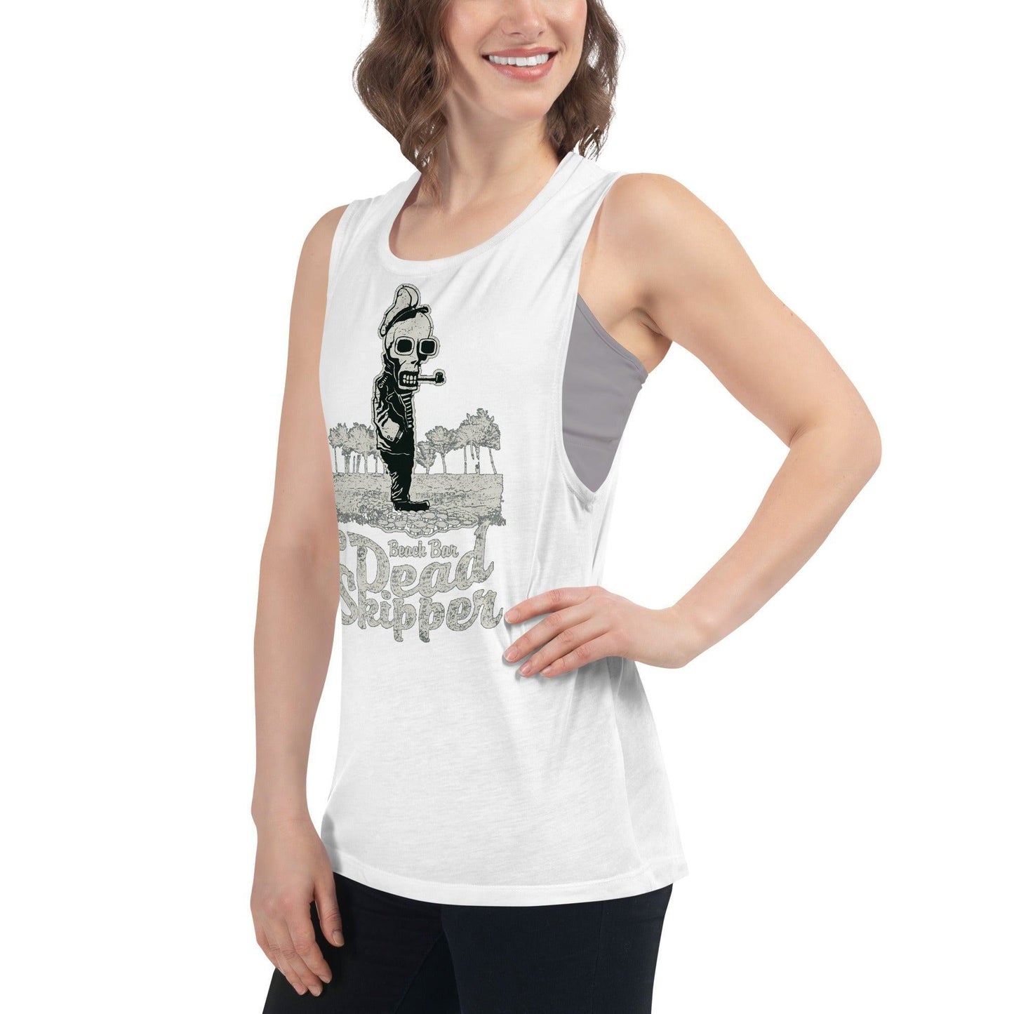 Dead Skipper Damen Tank Top Tank Top 44.99 aktiv, angenehmes, atmungsaktiv, Ausschnitt, betont, Bewegungsfreiheit, breite, Damen, Dead, enganliegend, Farben, Figur, Fitness, Frauen, Gym, Look, Muscle, Must-have, Outfit, Polyester, Skipper, Sommer, Tank, Top, Tragegefühl, Training, Träger, verschiedene, Viskose JLR Design