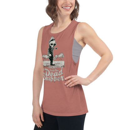 Dead Skipper Damen Tank Top Tank Top 44.99 aktiv, angenehmes, atmungsaktiv, Ausschnitt, betont, Bewegungsfreiheit, breite, Damen, Dead, enganliegend, Farben, Figur, Fitness, Frauen, Gym, Look, Muscle, Must-have, Outfit, Polyester, Skipper, Sommer, Tank, Top, Tragegefühl, Training, Träger, verschiedene, Viskose JLR Design