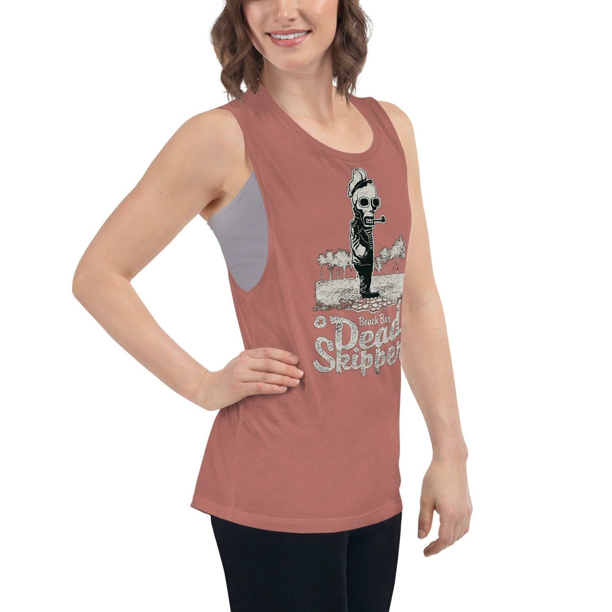 Dead Skipper Damen Tank Top Tank Top 44.99 aktiv, angenehmes, atmungsaktiv, Ausschnitt, betont, Bewegungsfreiheit, breite, Damen, Dead, enganliegend, Farben, Figur, Fitness, Frauen, Gym, Look, Muscle, Must-have, Outfit, Polyester, Skipper, Sommer, Tank, Top, Tragegefühl, Training, Träger, verschiedene, Viskose JLR Design