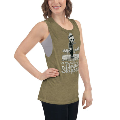 Dead Skipper Damen Tank Top Tank Top 44.99 aktiv, angenehmes, atmungsaktiv, Ausschnitt, betont, Bewegungsfreiheit, breite, Damen, Dead, enganliegend, Farben, Figur, Fitness, Frauen, Gym, Look, Muscle, Must-have, Outfit, Polyester, Skipper, Sommer, Tank, Top, Tragegefühl, Training, Träger, verschiedene, Viskose JLR Design