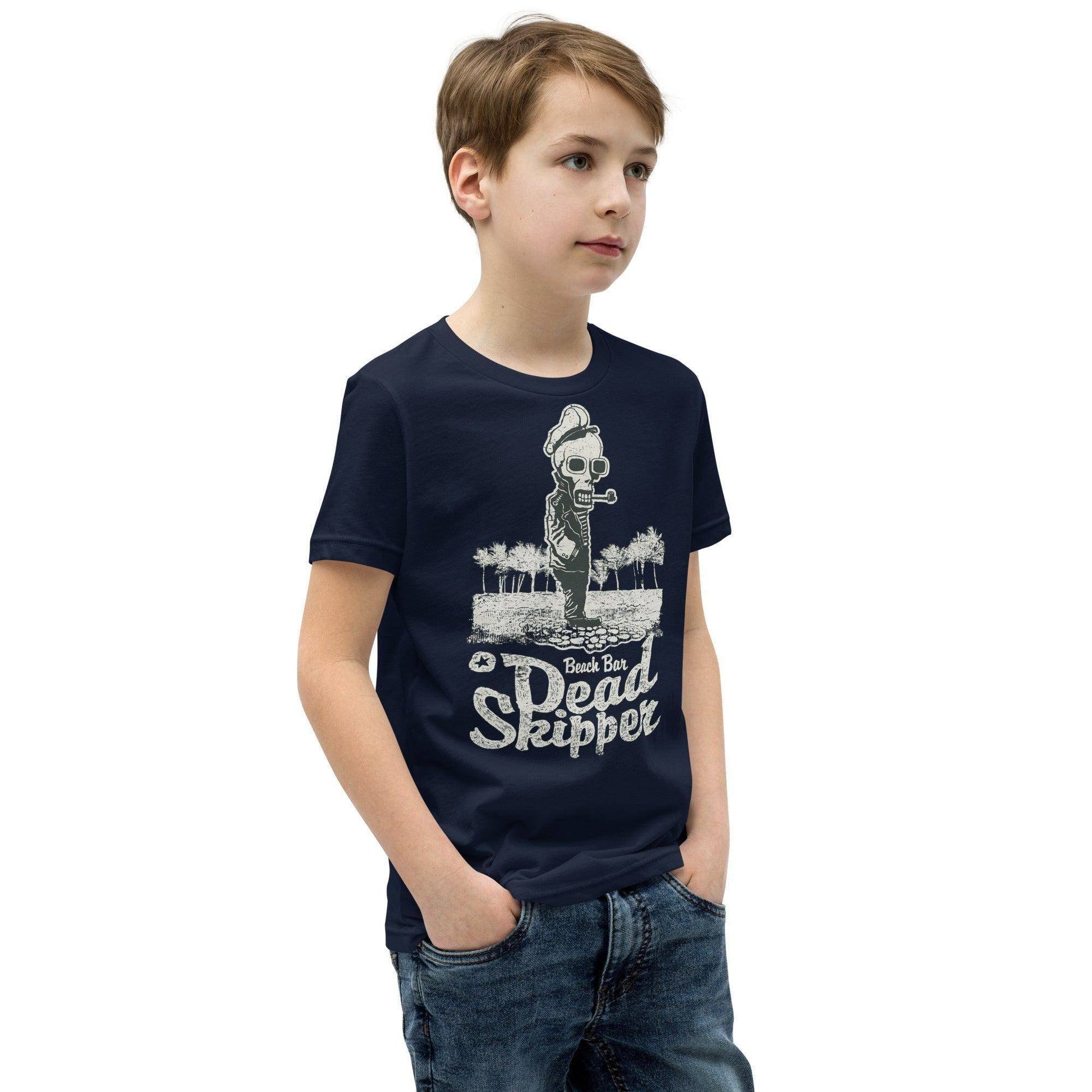 dead-skipper-t-shirt-fur-jugendliche-t-shirt-jlr-design-98473 - JLR Design