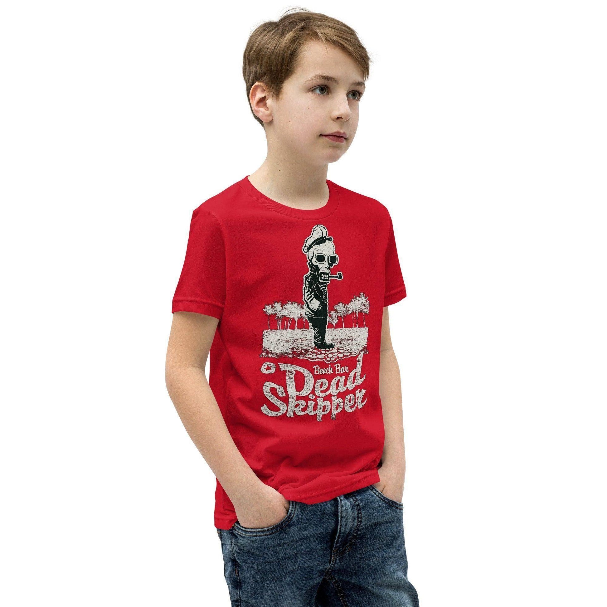 dead-skipper-t-shirt-fur-jugendliche-t-shirt-jlr-design-71738 - JLR Design