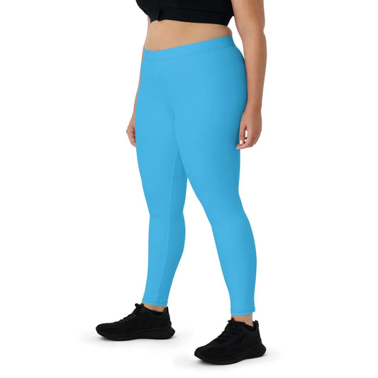 Deep Sky Blue Damen Leggings Leggings JLR Design