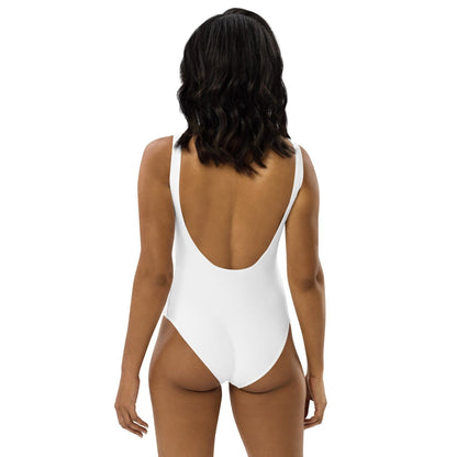 Einteiliger weißer Badeanzug mit Cheeky Passform -- Einteiliger weißer Badeanzug mit Cheeky Passform - undefined Badeanzug | JLR Design