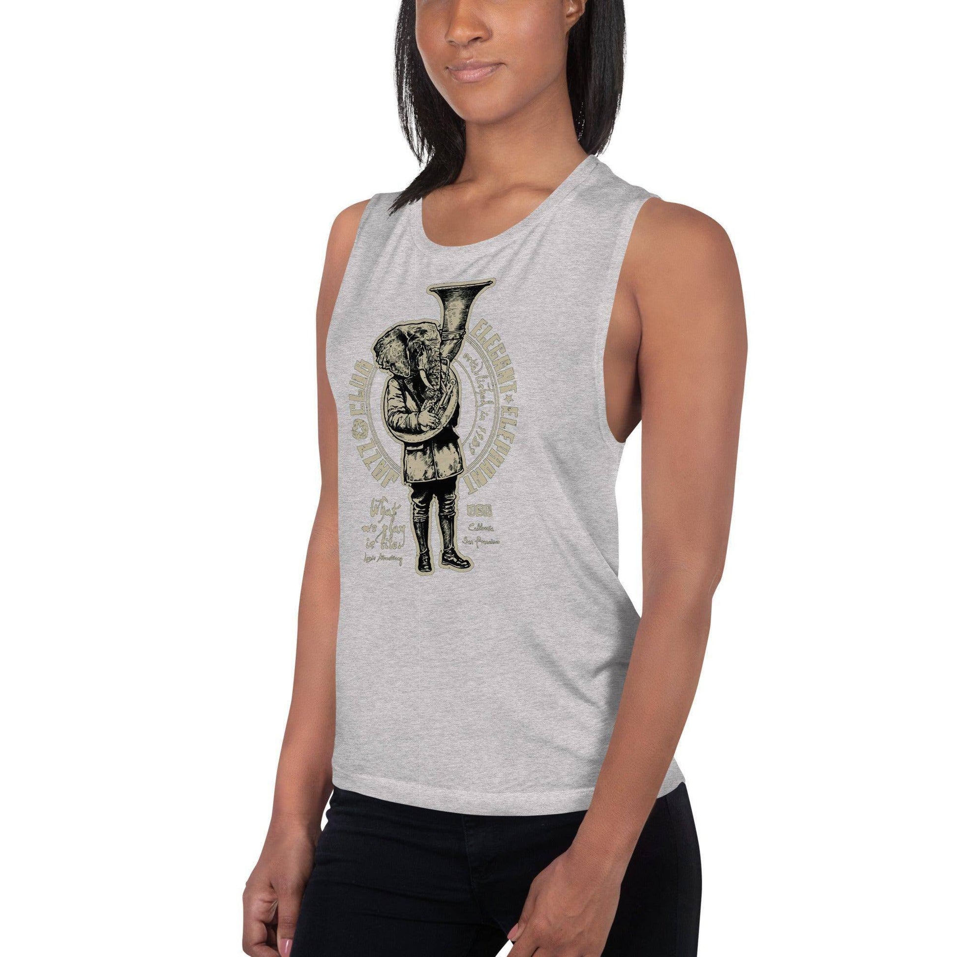 elegant-elephant-damen-tank-top-tank-top-jlr-design-49322 - JLR Design