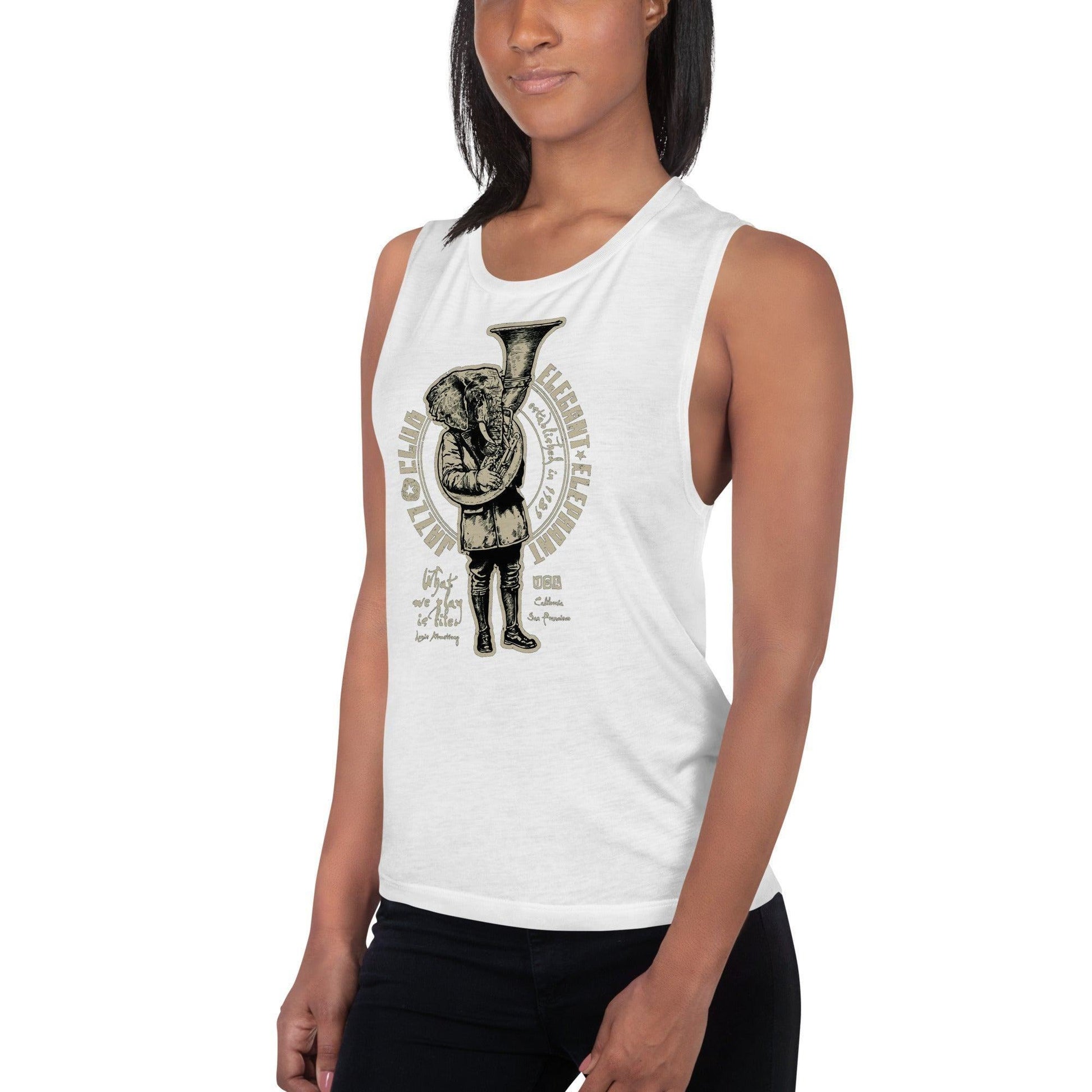 Elegant Elephant Damen Tank Top Tank Top JLR Design