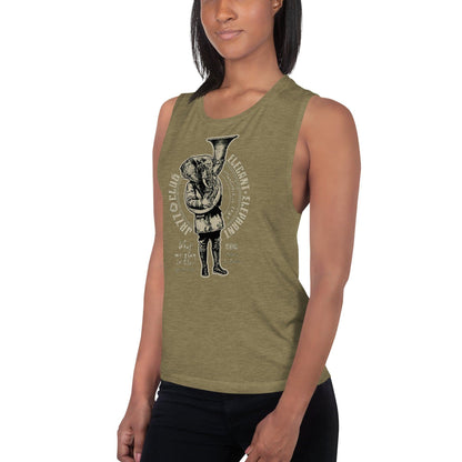 Elegant Elephant Damen Tank Top Tank Top 44.99 aktiv, angenehmes, atmungsaktiv, Ausschnitt, betont, Bewegungsfreiheit, breite, Club, Damen, Elegant, Elephant, enganliegend, Farben, Figur, Fitness, Frauen, Gym, Jazz, Look, Muscle, Must-have, Outfit, Polyester, Sommer, Tank, Top, Tragegefühl, Training, Träger, verschiedene, Viskose JLR Design