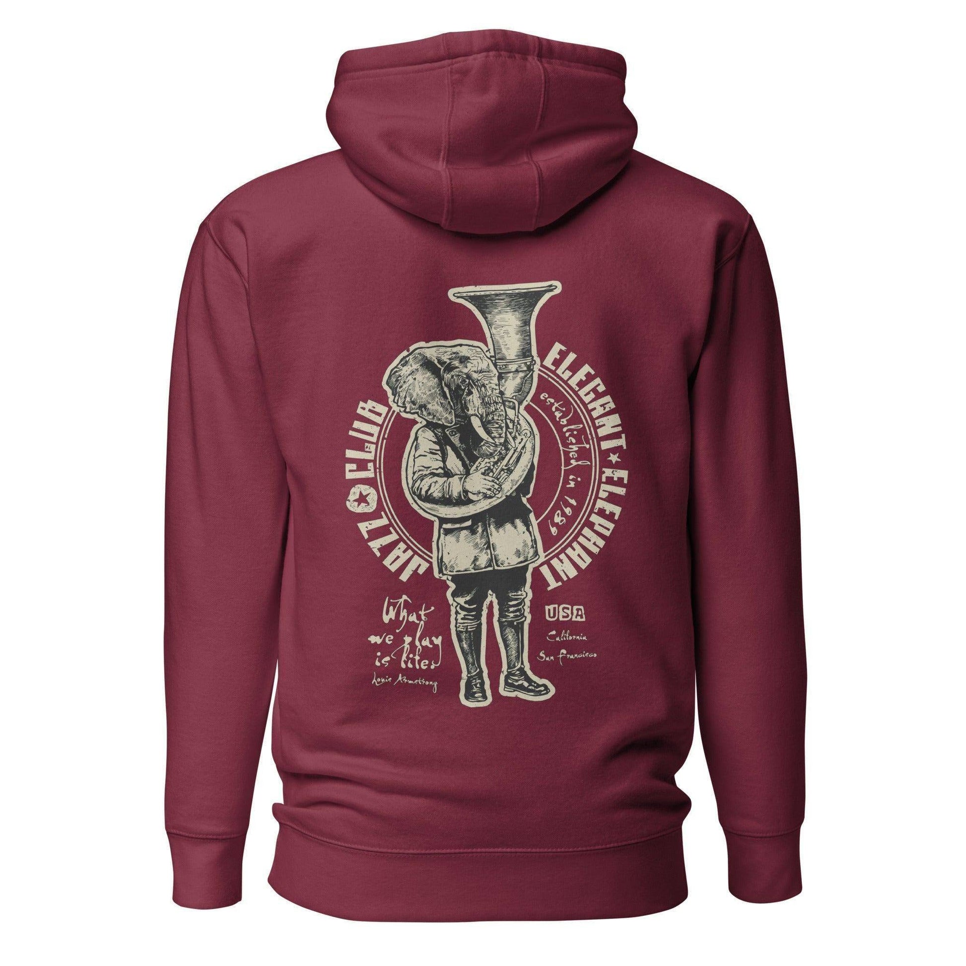 elegant-elephant-hoodie-hoodie-jlr-design-23766 - JLR Design