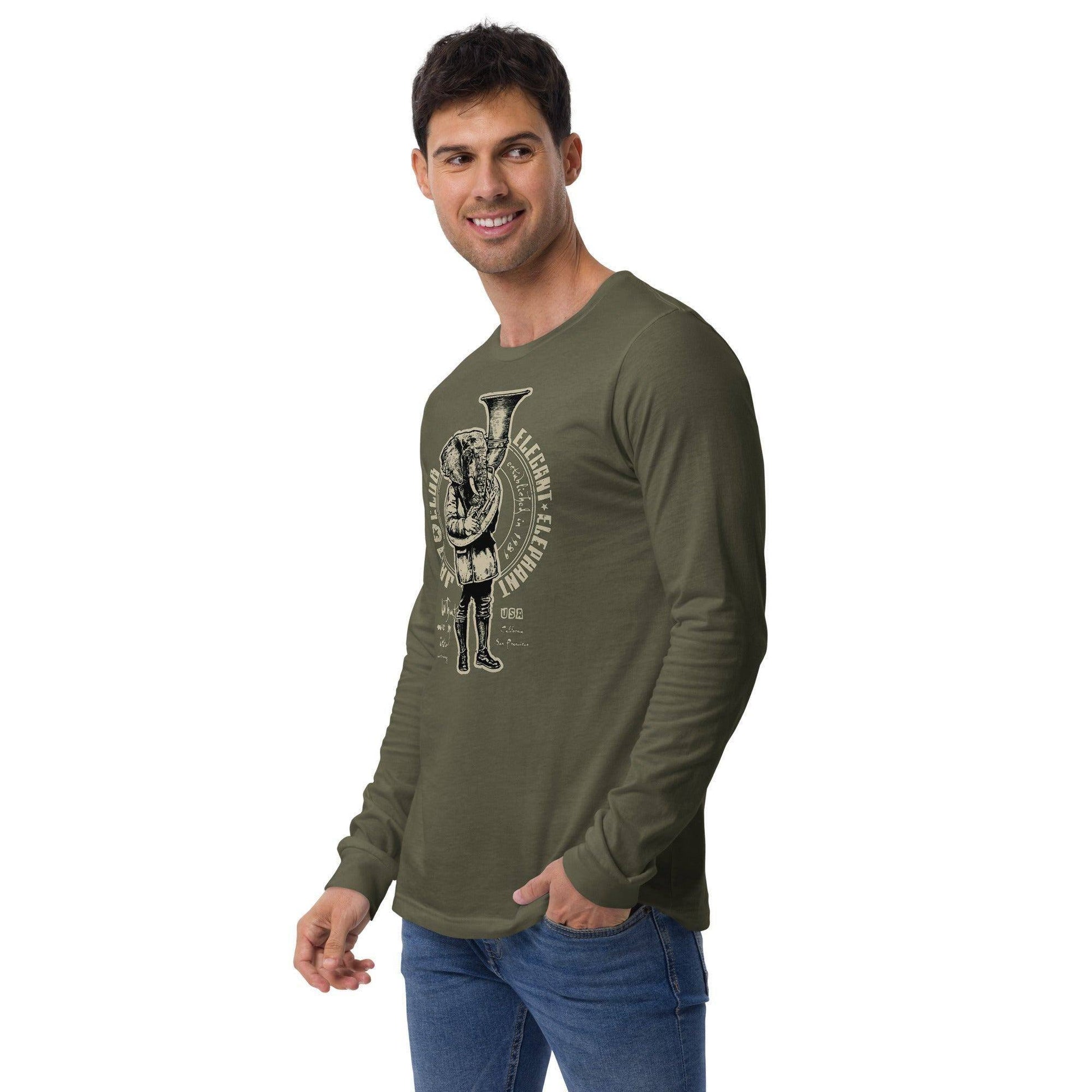 Elegant Elephant Langarmshirt Langarmshirt JLR Design