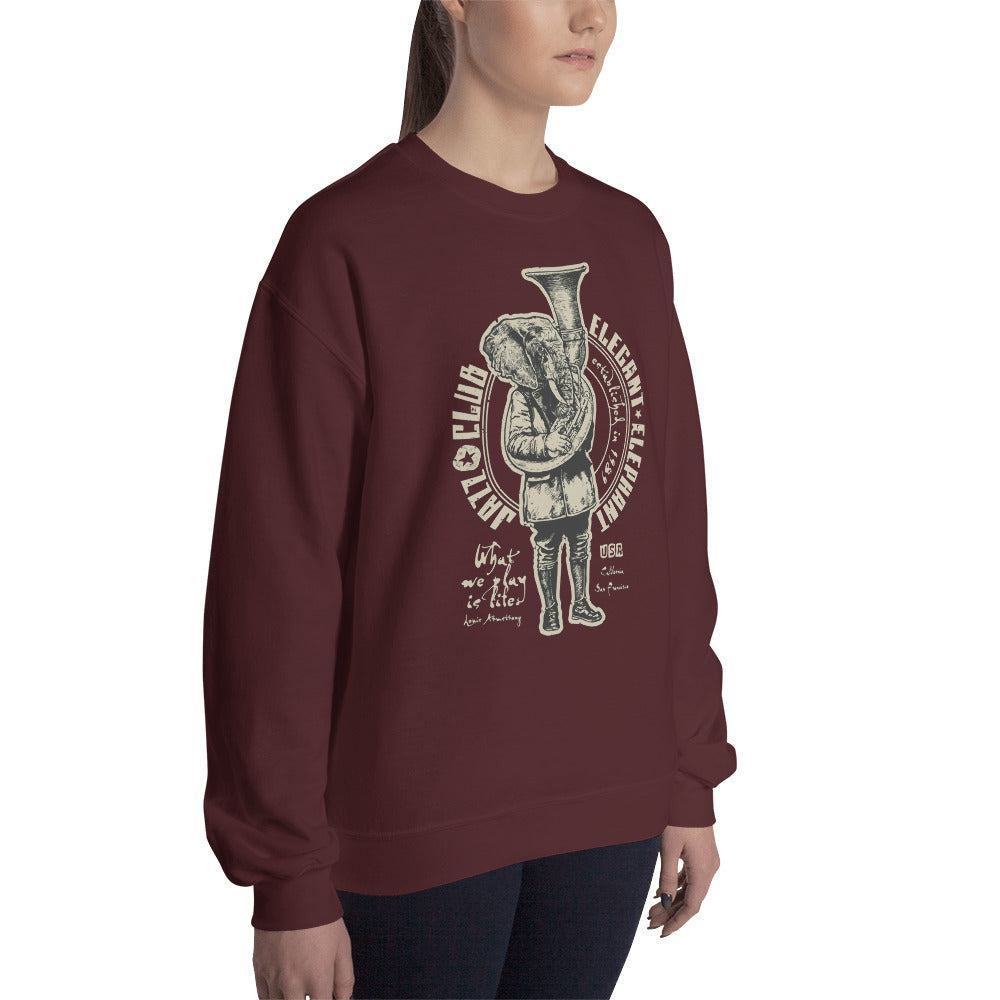 Elegant Elephant Pullover Pullover 39.99 Allrounder, angenehmes, Baumwolle, Begleiter, Club, Damen, Design, doppelnaht, Elegant, Elephant, feingesticktes, Fleece, Frau, hergestellt, Herren, hochwertige, Jazz, kalte, Kleiderschrank, kombinieren, kuschelig, lässiger, Mann, Outfit, Polyester, Pullover, Rippausschnitt, Saum, Schnitt, Tage, Trageerlebnis, Tragegefühl, vielseitig, warm, zeitloses, Ärmelbündchen JLR Design