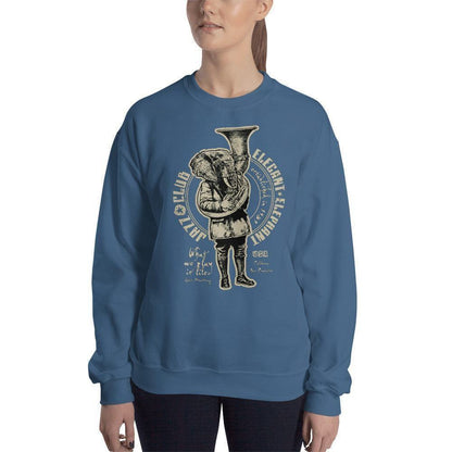 Elegant Elephant Pullover Pullover 39.99 Allrounder, angenehmes, Baumwolle, Begleiter, Club, Damen, Design, doppelnaht, Elegant, Elephant, feingesticktes, Fleece, Frau, hergestellt, Herren, hochwertige, Jazz, kalte, Kleiderschrank, kombinieren, kuschelig, lässiger, Mann, Outfit, Polyester, Pullover, Rippausschnitt, Saum, Schnitt, Tage, Trageerlebnis, Tragegefühl, vielseitig, warm, zeitloses, Ärmelbündchen JLR Design