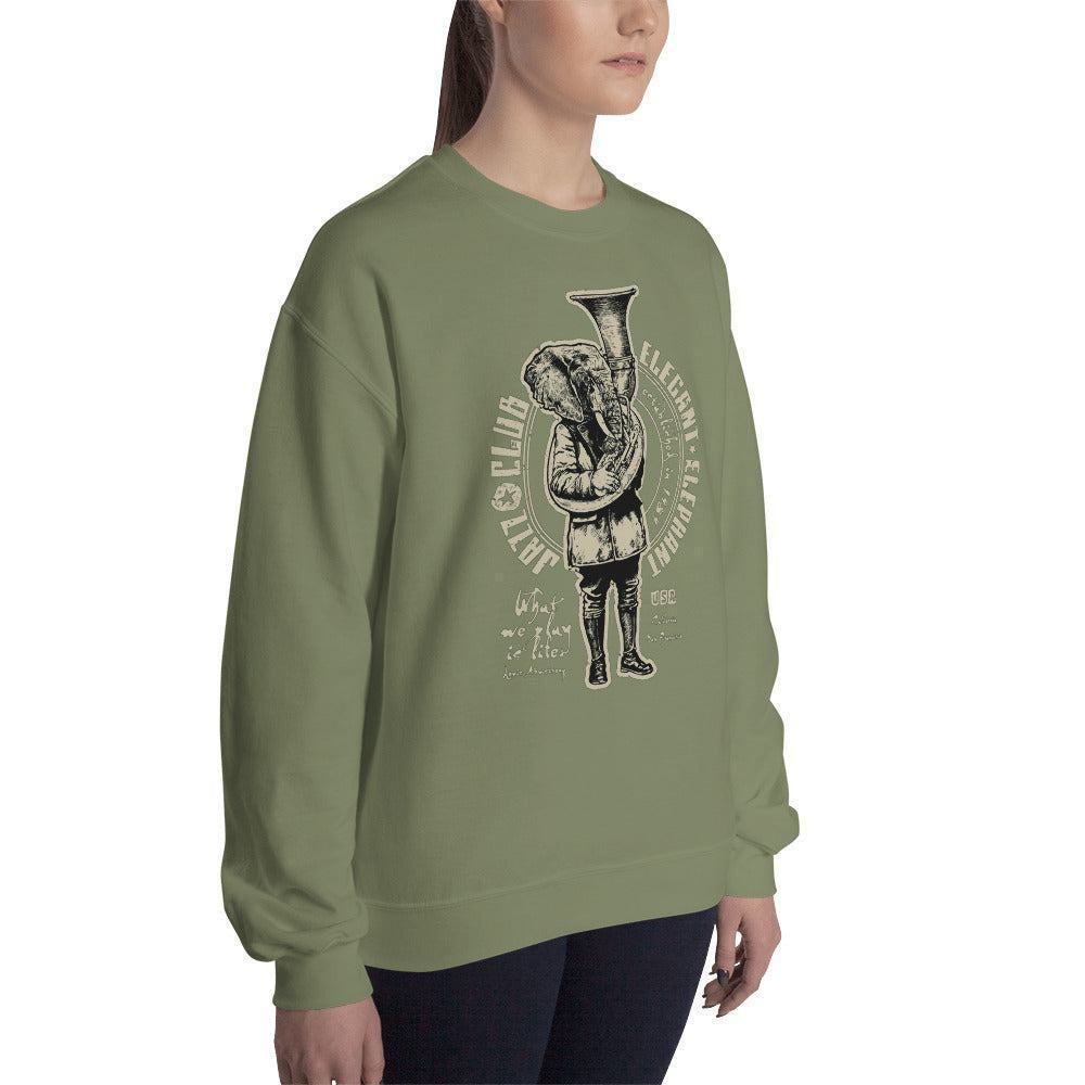 Elegant Elephant Pullover Pullover 39.99 Allrounder, angenehmes, Baumwolle, Begleiter, Club, Damen, Design, doppelnaht, Elegant, Elephant, feingesticktes, Fleece, Frau, hergestellt, Herren, hochwertige, Jazz, kalte, Kleiderschrank, kombinieren, kuschelig, lässiger, Mann, Outfit, Polyester, Pullover, Rippausschnitt, Saum, Schnitt, Tage, Trageerlebnis, Tragegefühl, vielseitig, warm, zeitloses, Ärmelbündchen JLR Design