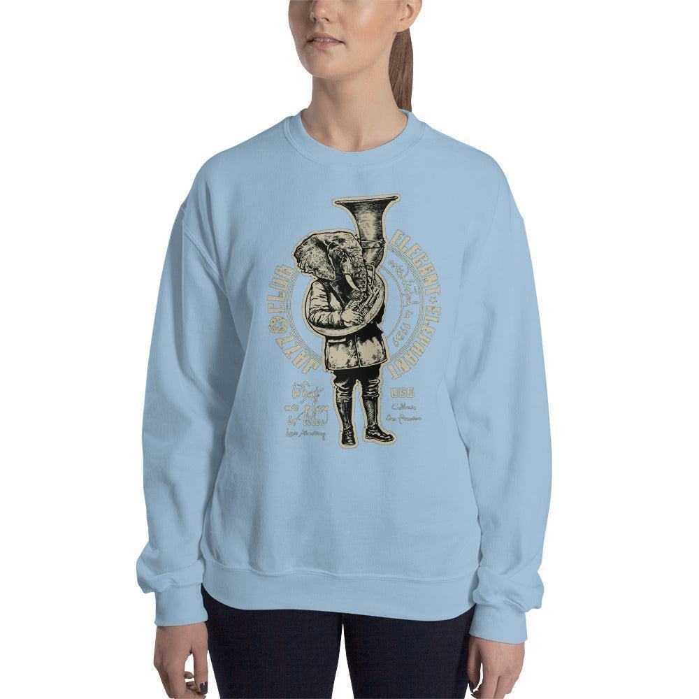 Elegant Elephant Pullover Pullover 39.99 Allrounder, angenehmes, Baumwolle, Begleiter, Club, Damen, Design, doppelnaht, Elegant, Elephant, feingesticktes, Fleece, Frau, hergestellt, Herren, hochwertige, Jazz, kalte, Kleiderschrank, kombinieren, kuschelig, lässiger, Mann, Outfit, Polyester, Pullover, Rippausschnitt, Saum, Schnitt, Tage, Trageerlebnis, Tragegefühl, vielseitig, warm, zeitloses, Ärmelbündchen JLR Design