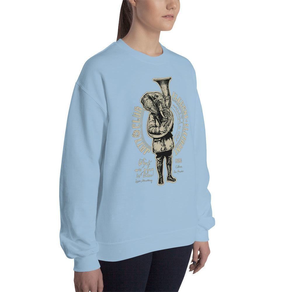 Elegant Elephant Pullover Pullover 39.99 Allrounder, angenehmes, Baumwolle, Begleiter, Club, Damen, Design, doppelnaht, Elegant, Elephant, feingesticktes, Fleece, Frau, hergestellt, Herren, hochwertige, Jazz, kalte, Kleiderschrank, kombinieren, kuschelig, lässiger, Mann, Outfit, Polyester, Pullover, Rippausschnitt, Saum, Schnitt, Tage, Trageerlebnis, Tragegefühl, vielseitig, warm, zeitloses, Ärmelbündchen JLR Design