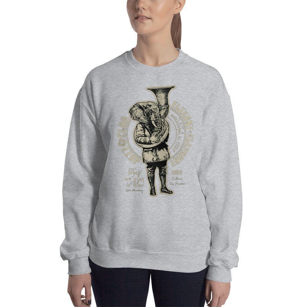 Elegant Elephant Pullover Pullover 39.99 Allrounder, angenehmes, Baumwolle, Begleiter, Club, Damen, Design, doppelnaht, Elegant, Elephant, feingesticktes, Fleece, Frau, hergestellt, Herren, hochwertige, Jazz, kalte, Kleiderschrank, kombinieren, kuschelig, lässiger, Mann, Outfit, Polyester, Pullover, Rippausschnitt, Saum, Schnitt, Tage, Trageerlebnis, Tragegefühl, vielseitig, warm, zeitloses, Ärmelbündchen JLR Design