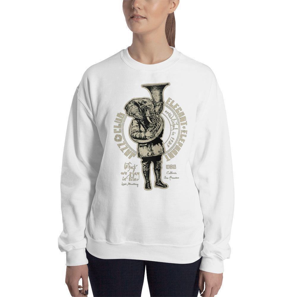 Elegant Elephant Pullover Pullover 39.99 Allrounder, angenehmes, Baumwolle, Begleiter, Club, Damen, Design, doppelnaht, Elegant, Elephant, feingesticktes, Fleece, Frau, hergestellt, Herren, hochwertige, Jazz, kalte, Kleiderschrank, kombinieren, kuschelig, lässiger, Mann, Outfit, Polyester, Pullover, Rippausschnitt, Saum, Schnitt, Tage, Trageerlebnis, Tragegefühl, vielseitig, warm, zeitloses, Ärmelbündchen JLR Design