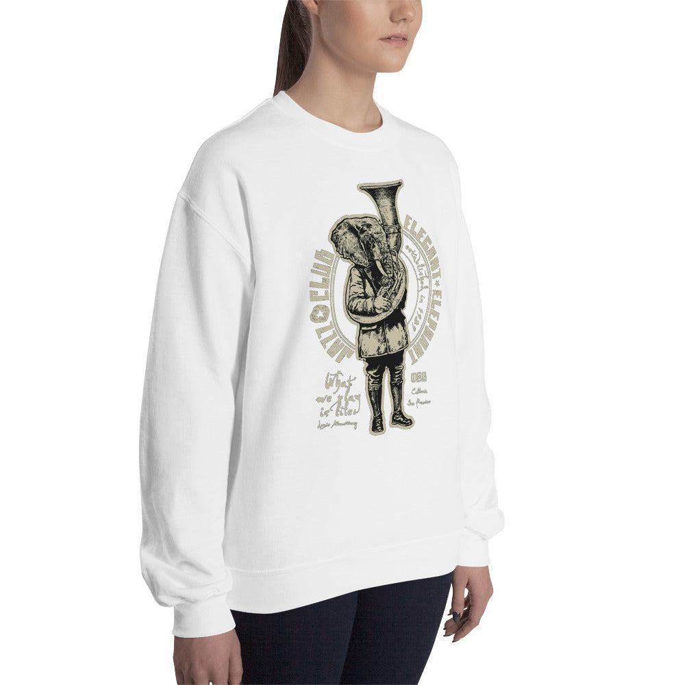 Elegant Elephant Pullover Pullover 39.99 Allrounder, angenehmes, Baumwolle, Begleiter, Club, Damen, Design, doppelnaht, Elegant, Elephant, feingesticktes, Fleece, Frau, hergestellt, Herren, hochwertige, Jazz, kalte, Kleiderschrank, kombinieren, kuschelig, lässiger, Mann, Outfit, Polyester, Pullover, Rippausschnitt, Saum, Schnitt, Tage, Trageerlebnis, Tragegefühl, vielseitig, warm, zeitloses, Ärmelbündchen JLR Design