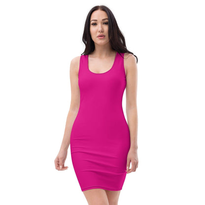 Enganliegendes Medium Violet Red Kleid -- Enganliegendes Medium Violet Red Kleid - undefined Kleid | JLR Design