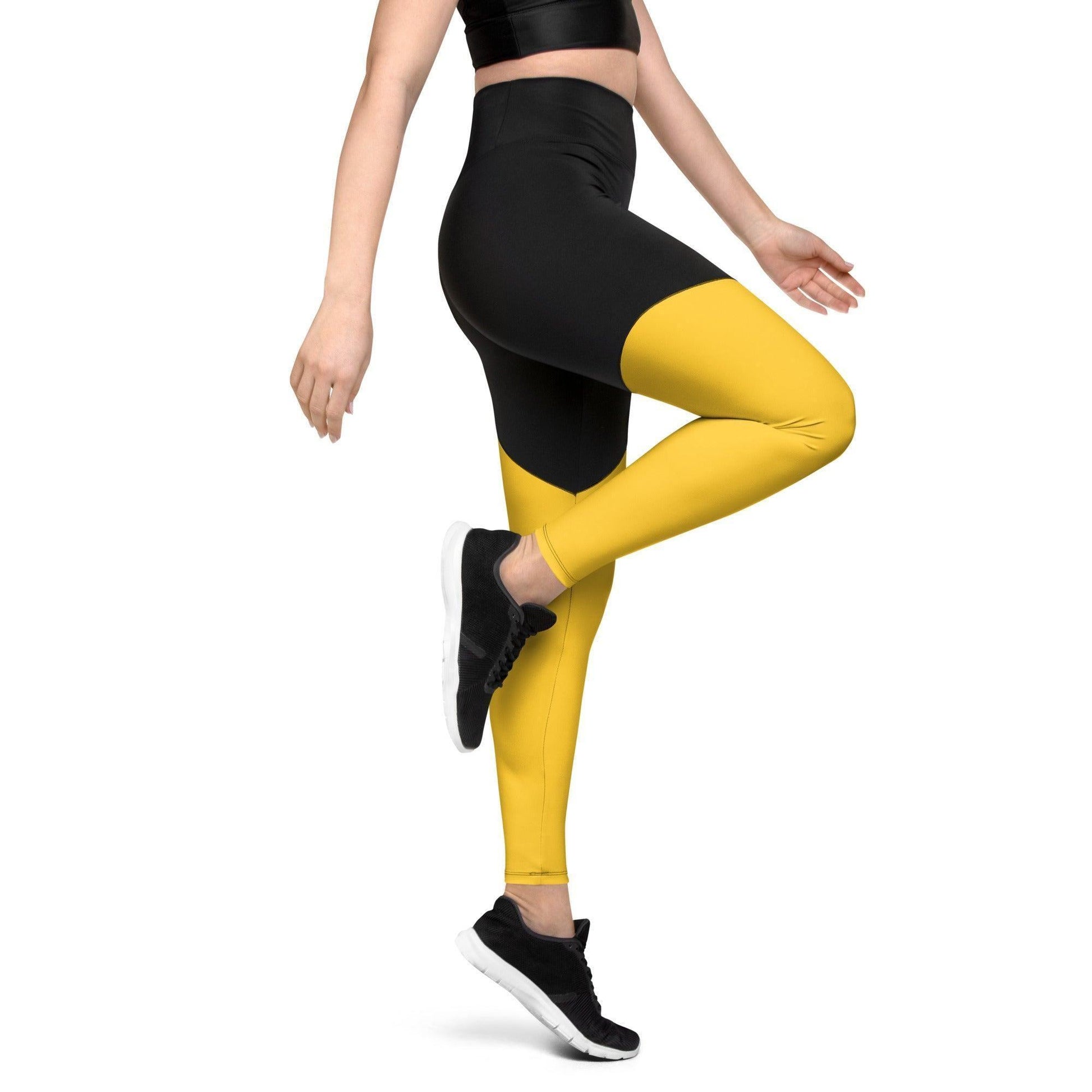 Gelbe Damen Sport Leggings Sport Leggings 57.99 Activewear, atmungsaktiv, auffällig, Bewegungsfreiheit, blickdicht, Damen, Design, Elastan, eng, Fashion, Feuchtigkeit, Figur, Fitnessstudio, funktional, gelb, Gym, Gürtel, Leggings, Mode, Natur, OEKOTEX100, Passform, Polyamid, Polyester, praktisch, Qualität, Schweiß, Sport, Stoff, Style, Taille, Tasche, UPF50, verdichteter, weibliche, yellow, Yoga JLR Design