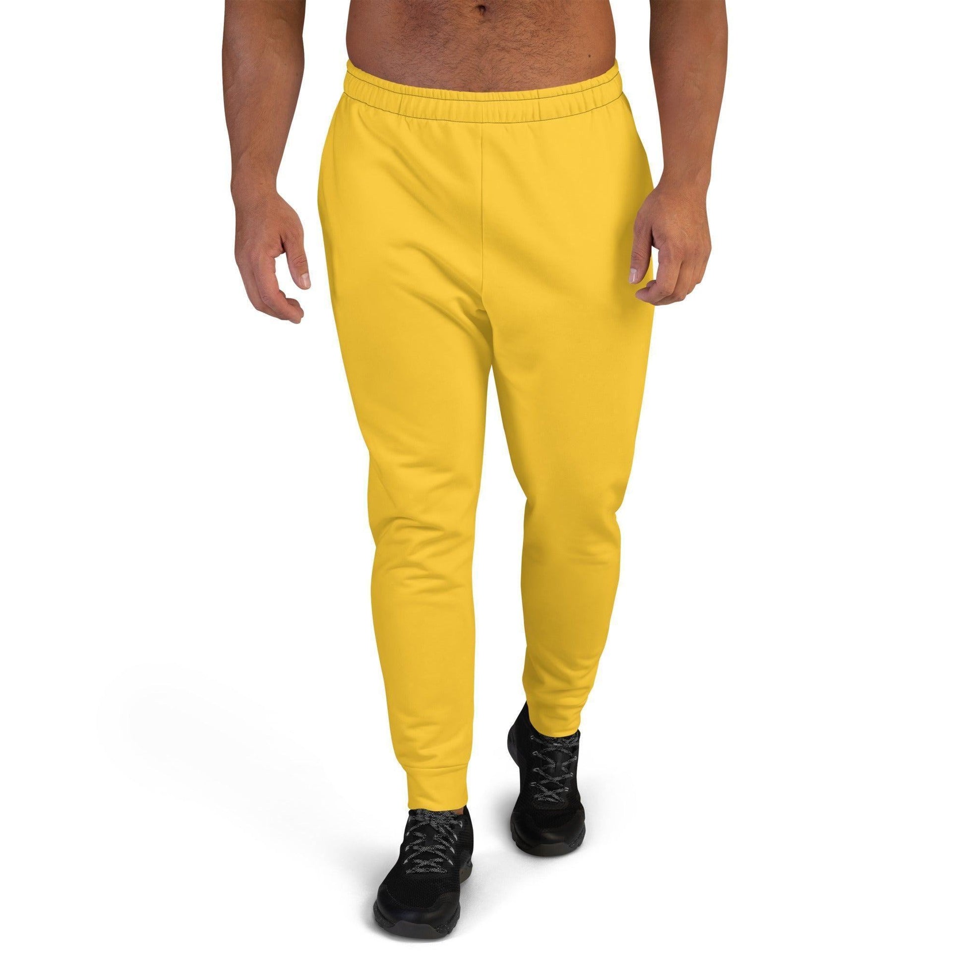 Gelbe Herren Jogginghose Jogginghose 59.99 atmungsaktiv, Baumwolle, Bündchen, einfarbig, Elastan, Fitness, Fleece, gelb, Gym, Herren, Jogginghose, Kordelzug, Mann, Männer, OEKOTEX100, Passform, Passoform, Polyester, Relaxen, schlanke, Sport, Taschen, Tragekomfort, yellow JLR Design