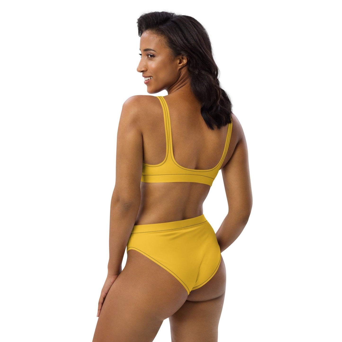 Gelber High Waist Bikini Bikini 49.99 Bikini, Design, einfarbig, Einlagen, Elastan, Fashion, gelb, GRS, High, Mode, Passform, Polyester, Style, UPF50, Waist, yellow, zweilagig, zweitilig, Ökotex JLR Design