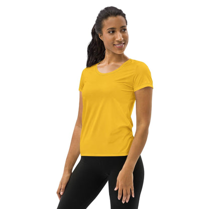 Gelbes Sport T-Shirt für Damen -- Gelbes Sport T-Shirt für Damen - undefined Sport T-Shirt | JLR Design